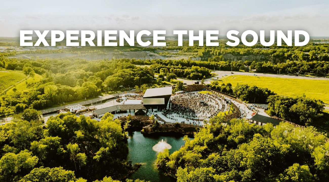 Experience the sound the ledge Amphitheater